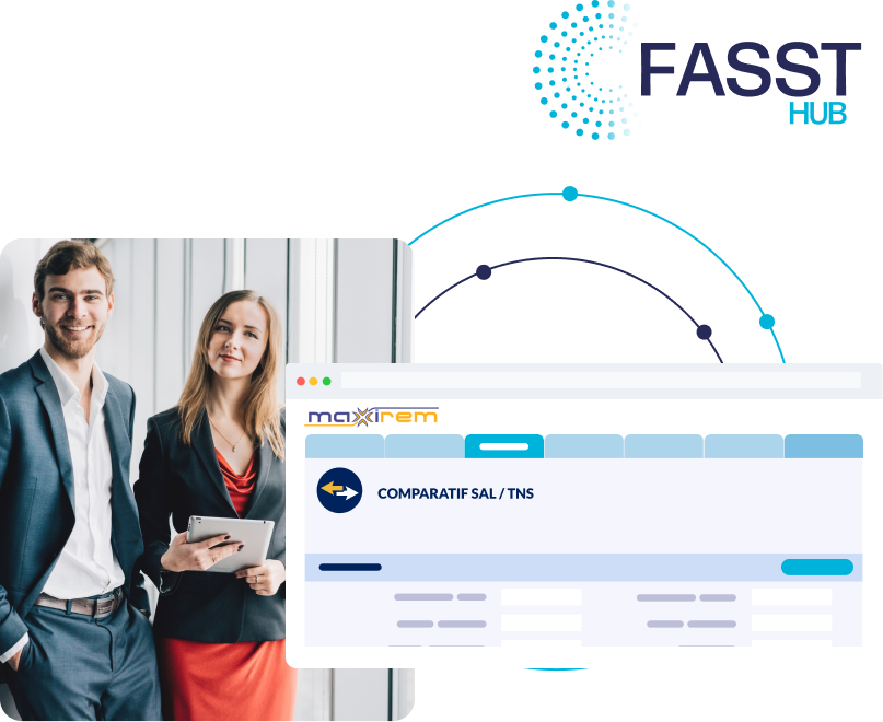 Interface de la solution de comparaison de statuts juridiques pour dirigeants affichant une vue synthétique des écarts entre SAS, SARL et EI