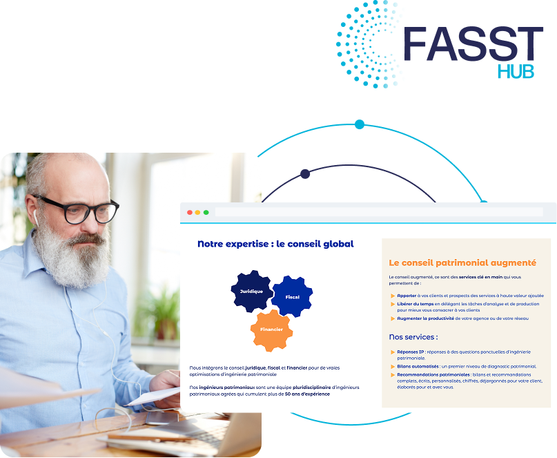 Interface de La Bienveillance Financière affichant les livrables personnalisés d’une mission de conseil patrimonial délégué pour une CGP