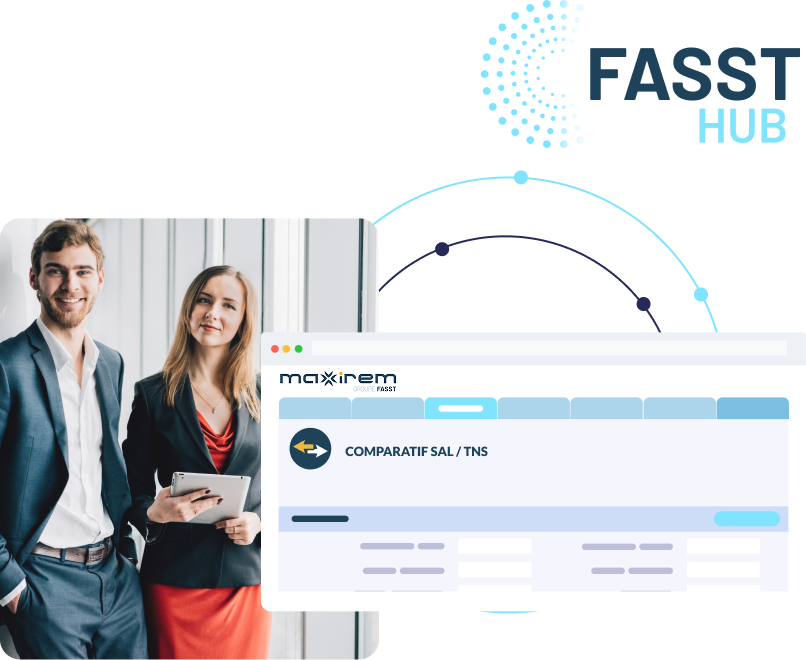 The interface of the legal status comparison solution for managers displays a summary of the differences between SAS, SARL and EI.