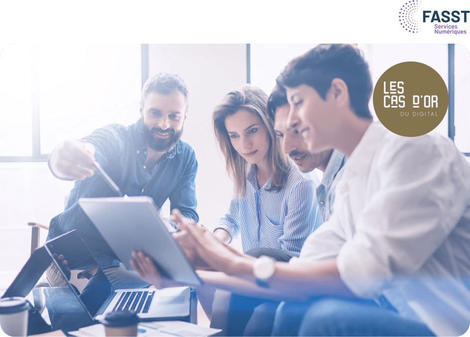 Illustration de modules digitaux des services numériques FASST