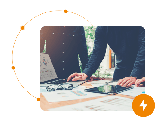 Insurance business and technical experts work on a scheme for integrating underwriting processes into OIP, FASST's Open Insurance Platform.