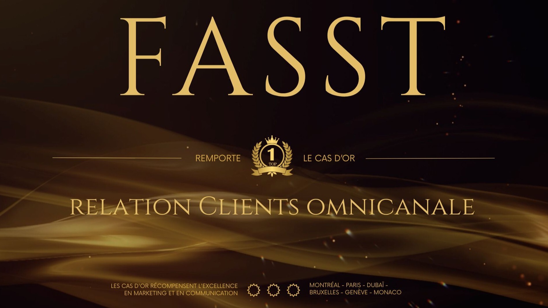 FASST Cas d’OR du Digital en 2025