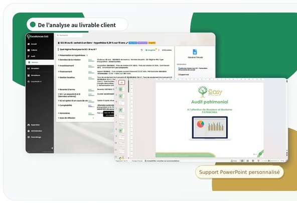 Easy by Exceliances – Livrables modifiables en marque blanche